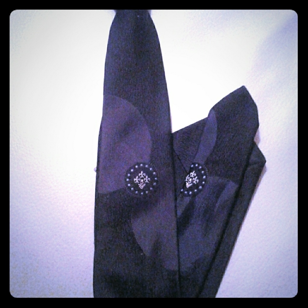 "Vintage-Class" Dapper Old-School Navy Blue Tie